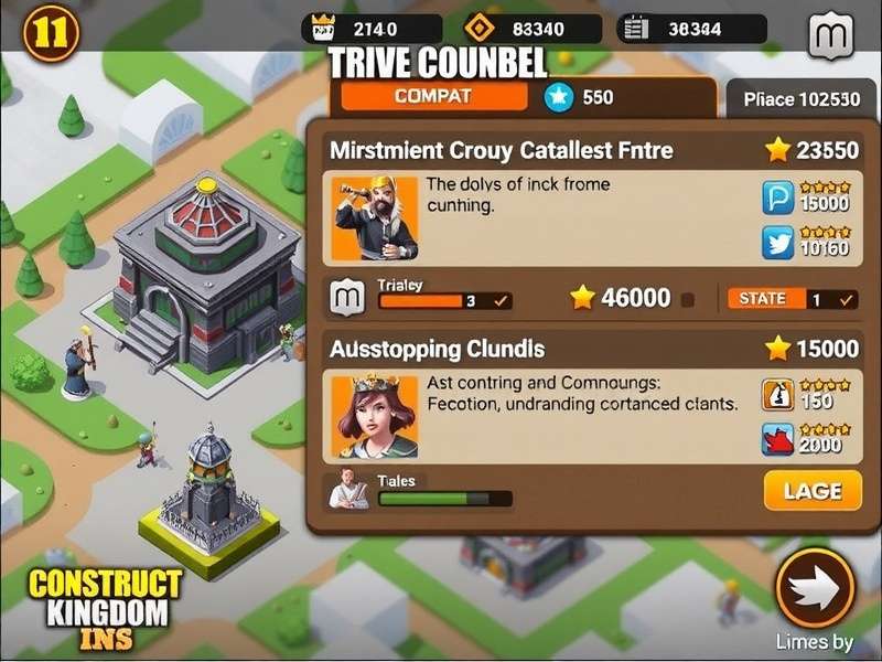 Construct Kingdom IN community events and player interactions